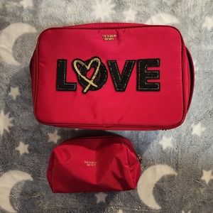 NWOT Set of 3 Victoria's Secret Makeup Purse Bags